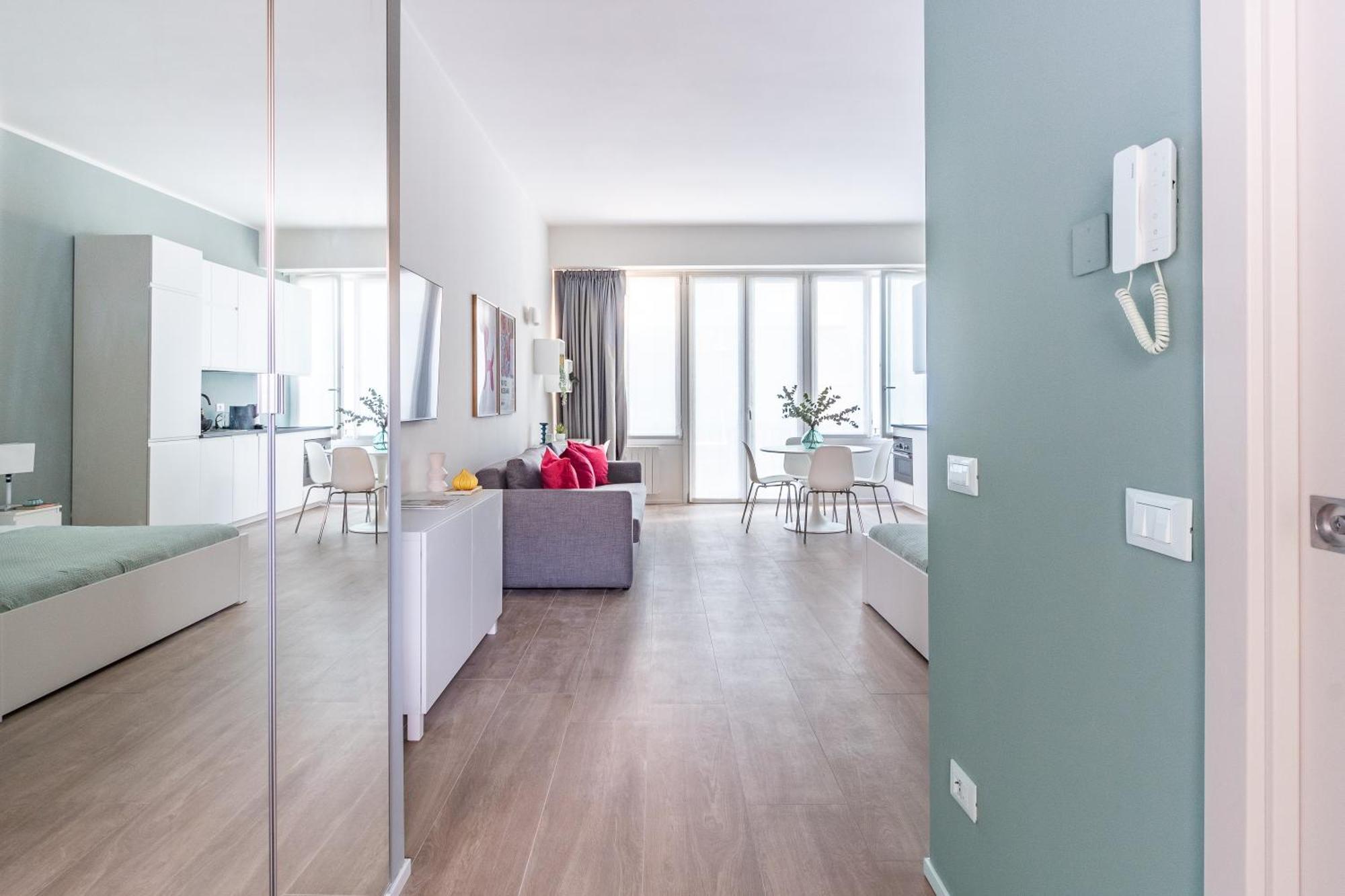 Ampi Monolocali In Via Pirandello - Washington Apartment Milan Luaran gambar